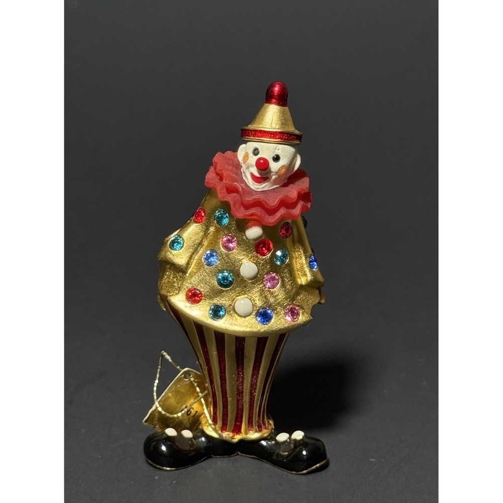 Vintage 2001 Estée Lauder Pleasures Circus Clown Solid Perfume Compact
